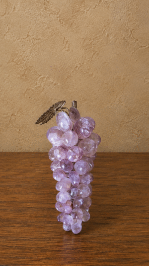 Amethyst stone grape